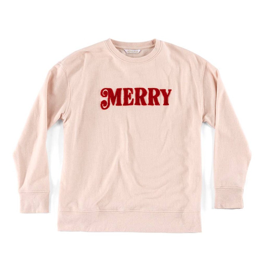 Apparel And Accessories Elyse Breanne | Merry Sweatshirt