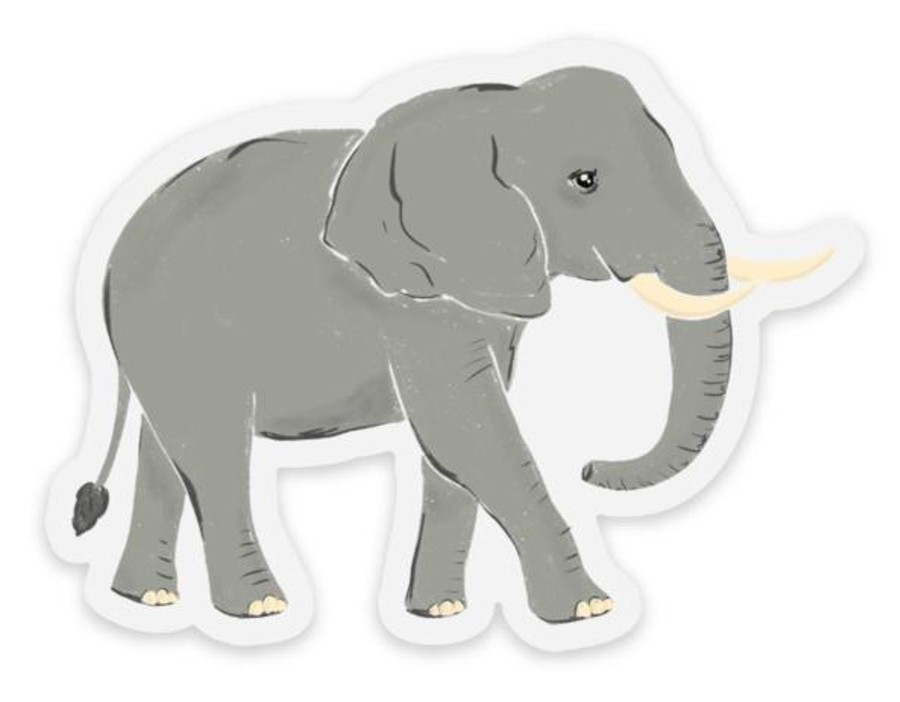 Stickers Elyse Breanne Animals | Clear Waterproof Vinyl Sticker, 3X2.5"