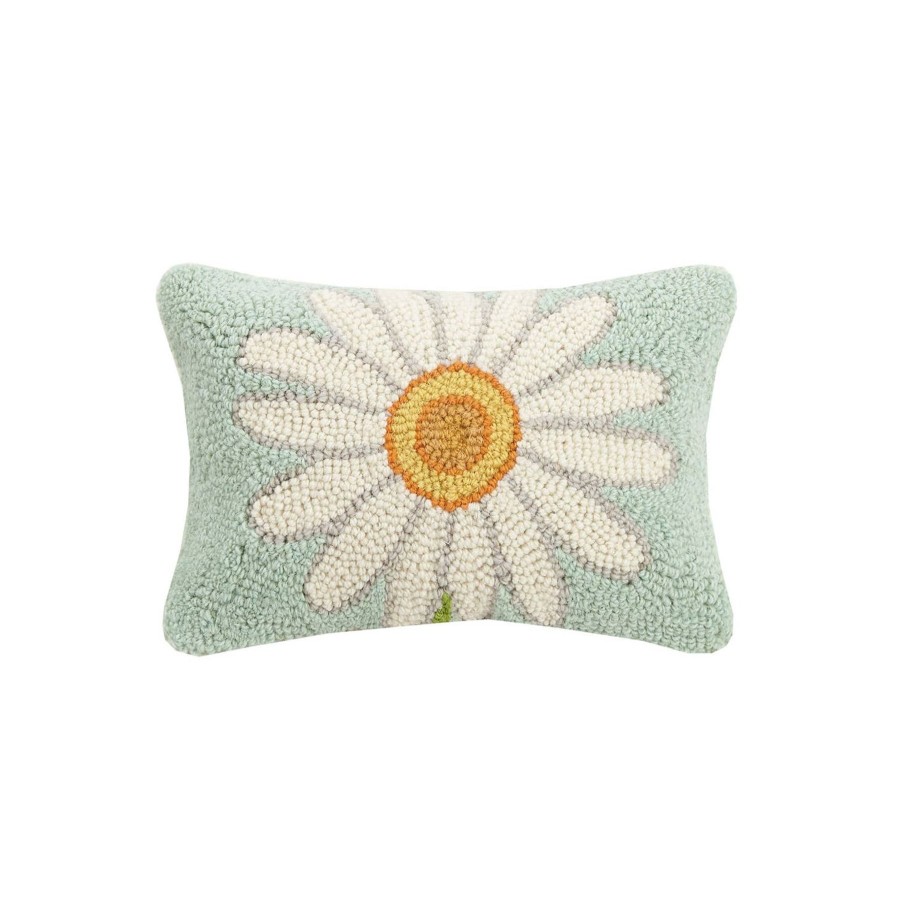 Home & Living Elyse Breanne Home Goods | Blue Daisy Hook Pillow