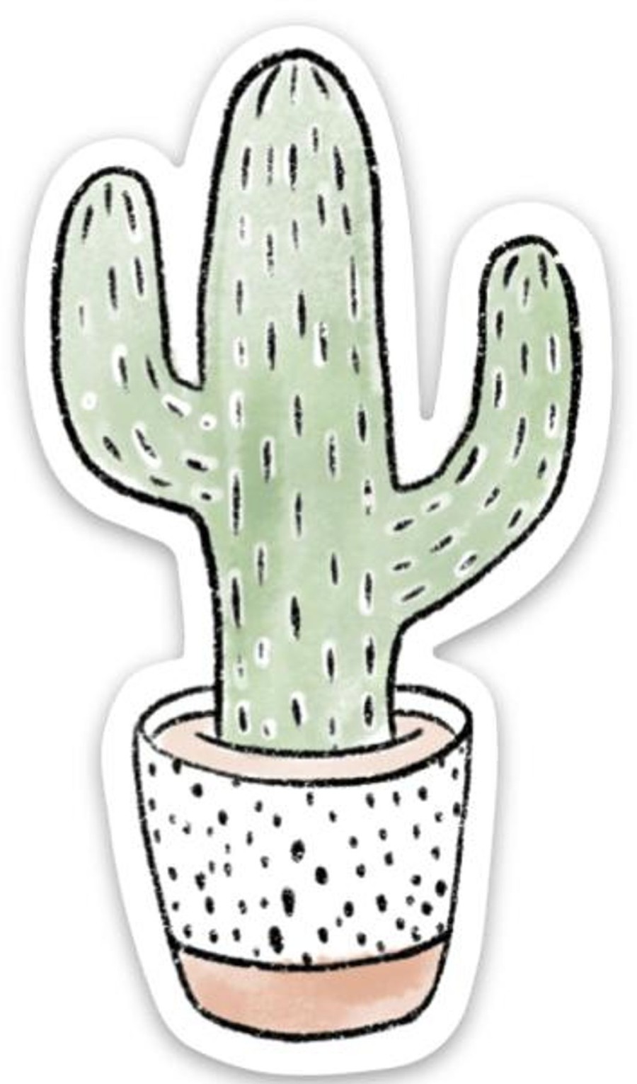 Stickers Elyse Breanne Plants | Waterproof Vinyl Sticker, 3X1.75"