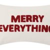 Home And Garden Elyse Breanne | Merry Everything Boucle Embroidered Pillow