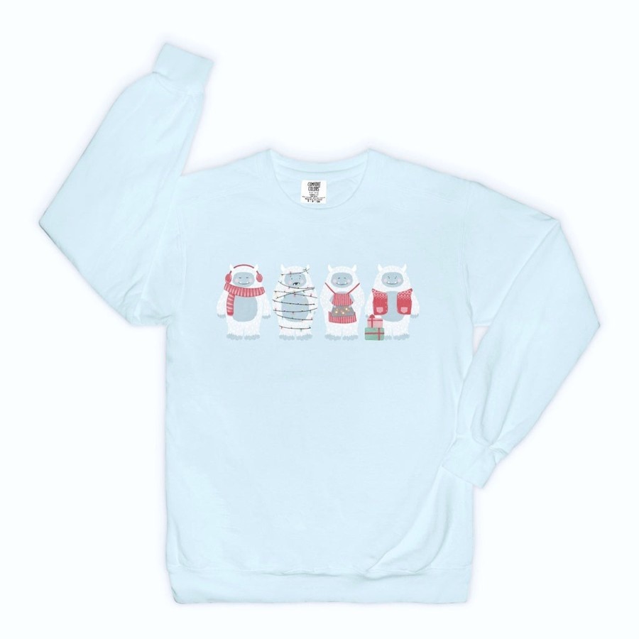 Apparel And Accessories Elyse Breanne | Yeti Powder Blue Sweatshirt