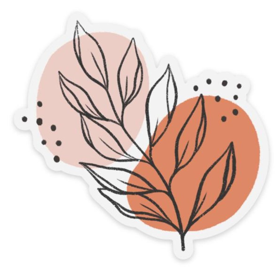 Stickers Elyse Breanne Plants | Clear Waterproof Vinyl Sticker, 3X2.25"