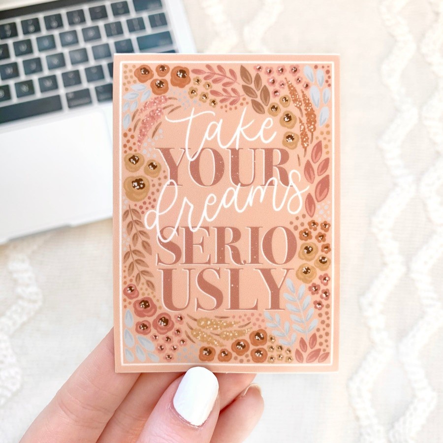 Stickers Elyse Breanne Quotes | Waterproof Vinyl Sticker, 3.5X2.5"