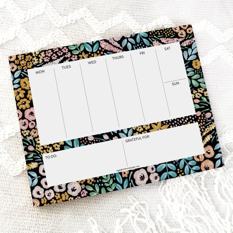 Stationery Elyse Breanne Planners | Weekly Planner Notepad, 8.5X11"