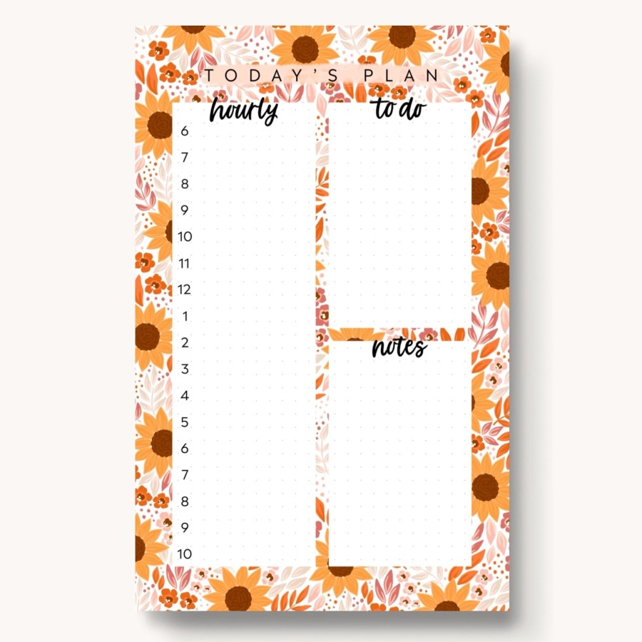 Stationery Elyse Breanne Cards & Paper | Daily Planner Notepad, 8.5X5.5"