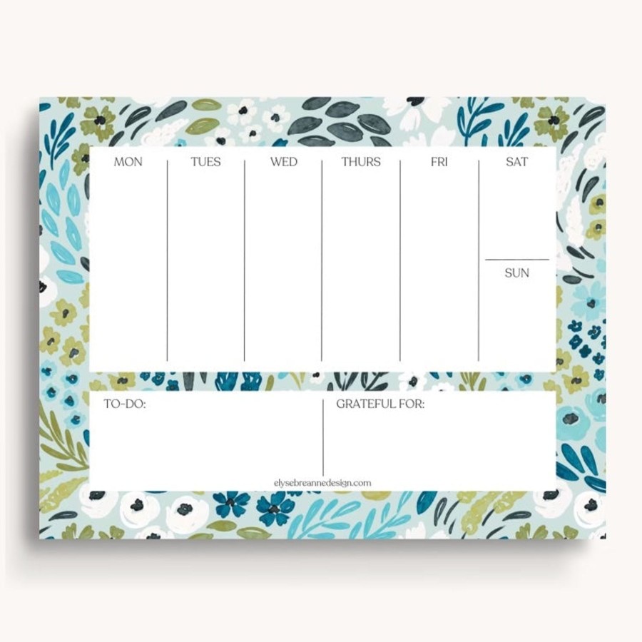 Stationery Elyse Breanne Cards & Paper | Weekly Planner Notepad, 8.5X11"