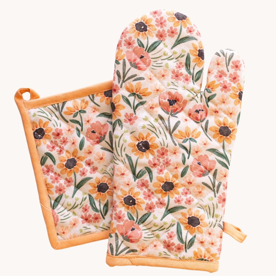 Home & Living Elyse Breanne Kitchen | Oven Mitt + Pot Holder Set