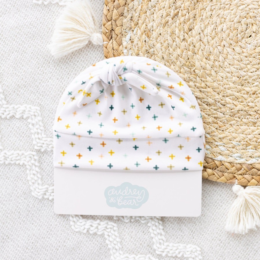 Baby Elyse Breanne | Farmhouse Crisscross Top Knot Beanie