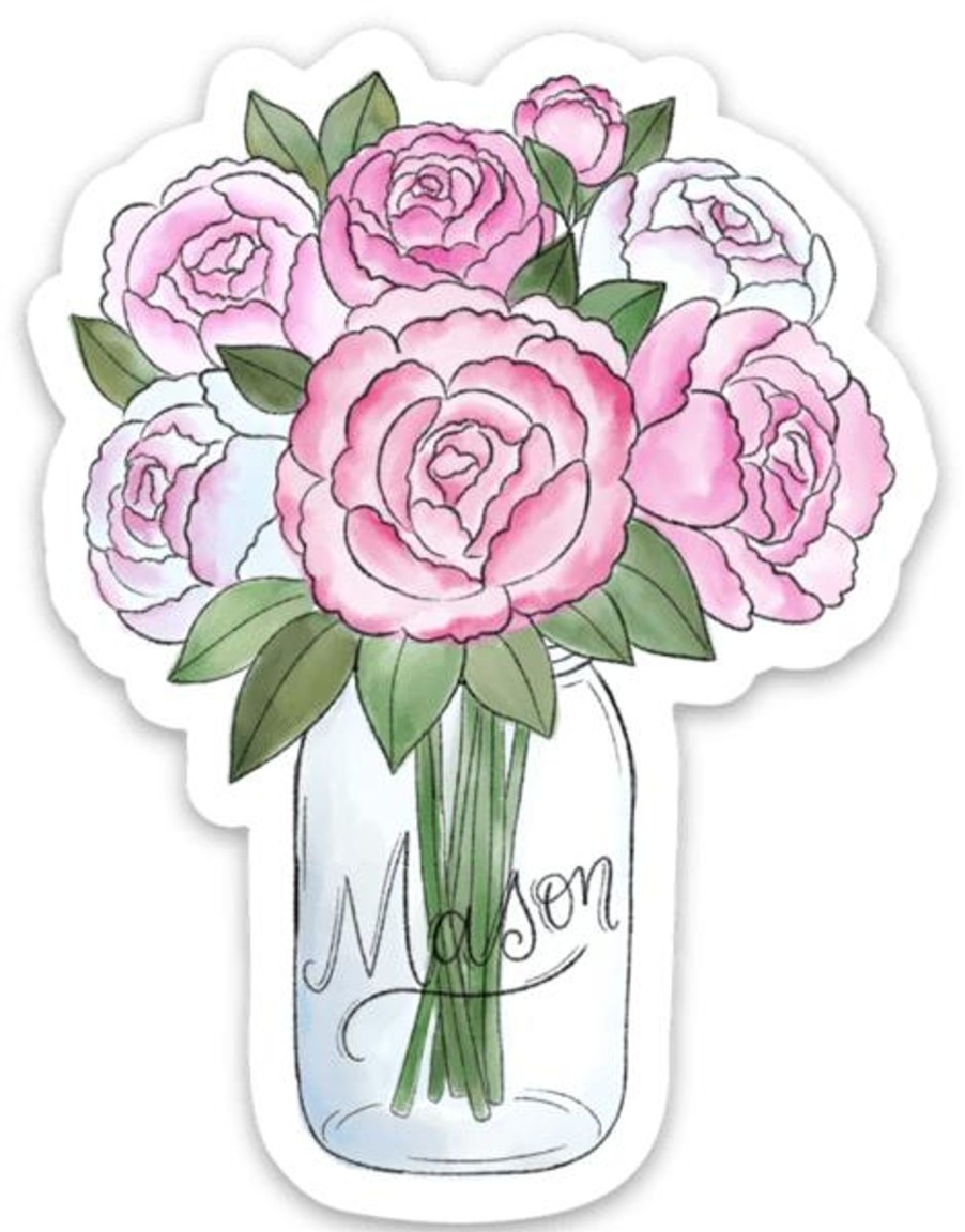 Stickers Elyse Breanne Florals | Waterproof Vinyl Sticker, 3X2.25"