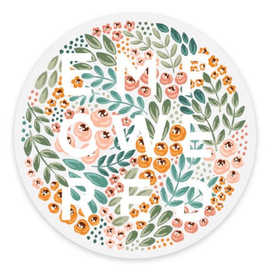 Stickers Elyse Breanne Florals | Clear Waterproof Vinyl Sticker, 3X3"