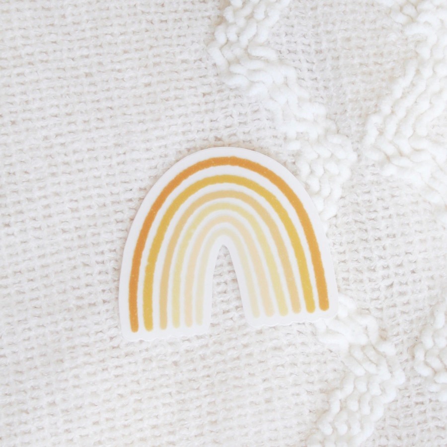 Stickers Elyse Breanne Rainbows | Clear Waterproof Vinyl Sticker, 2.5X2.5"