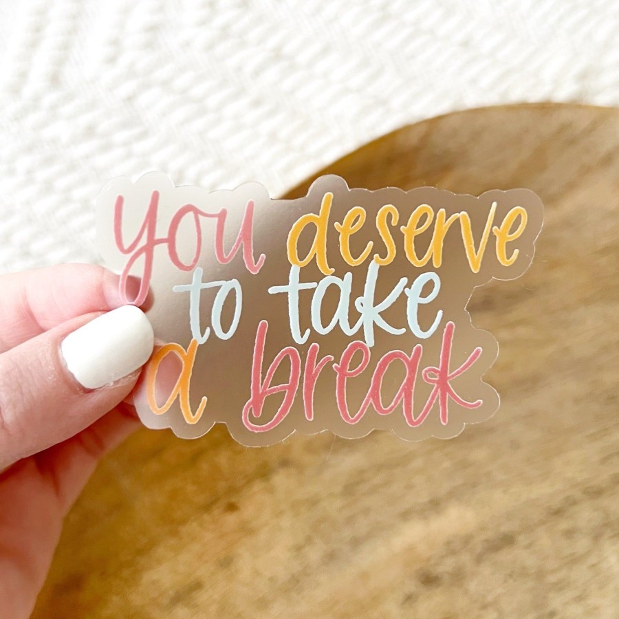 Stickers Elyse Breanne Quotes | Clear Waterproof Vinyl Sticker, 3X2"