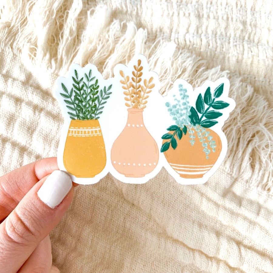 Stickers Elyse Breanne Plants | Waterproof Vinyl Sticker, 3X2.25"