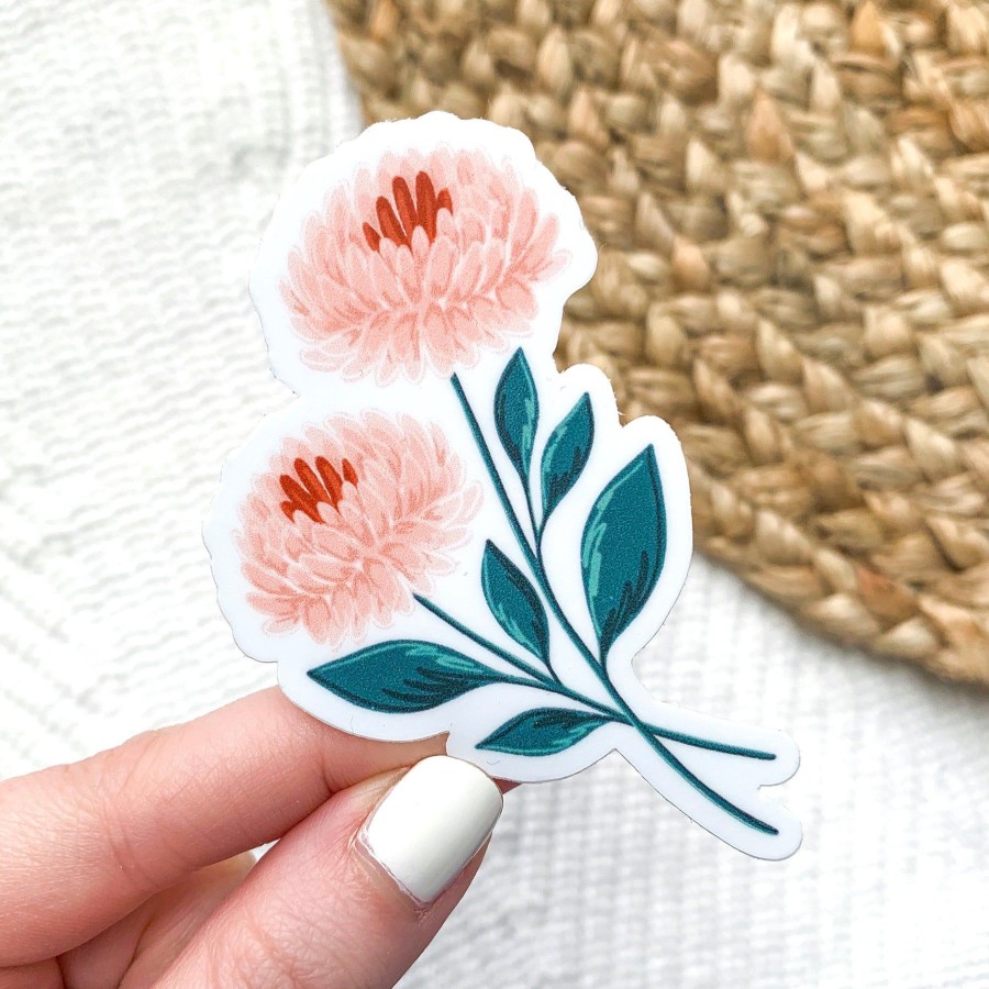 Stickers Elyse Breanne Florals | Waterproof Vinyl Sticker, 3.25X2.25"