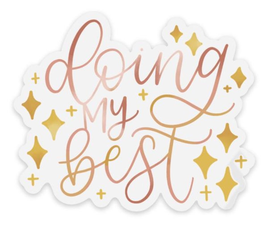 Stickers Elyse Breanne Quotes | Clear Waterproof Vinyl Sticker, 3X2.5"