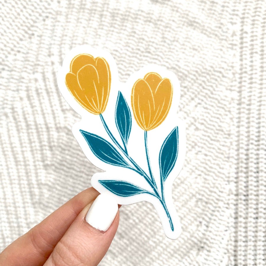 Stickers Elyse Breanne Florals | Waterproof Vinyl Sticker, 3.5X2"