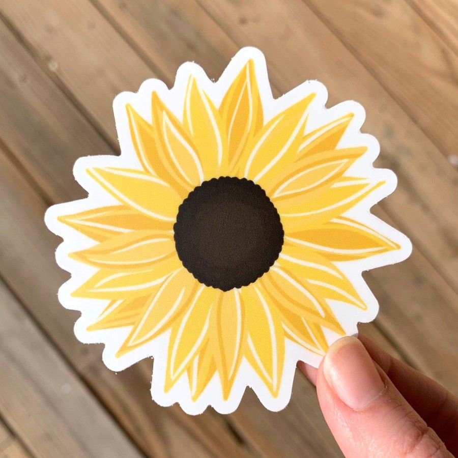 Stickers Elyse Breanne Florals | Waterproof Vinyl Sticker, 3X3"