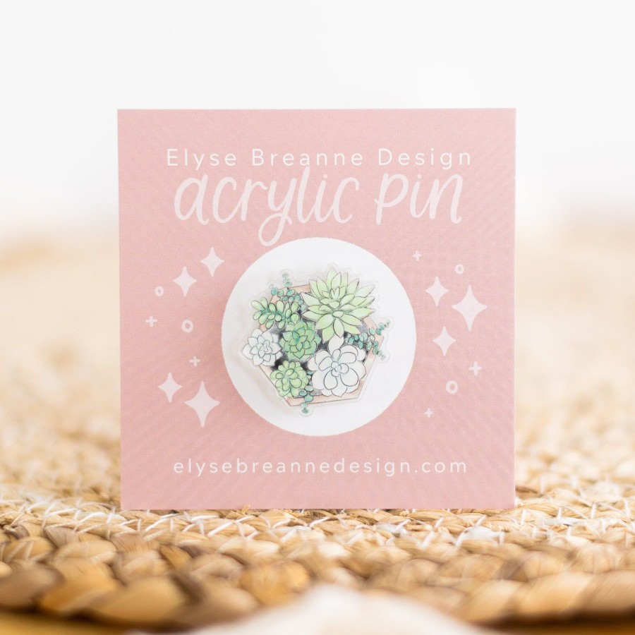 Accessories Elyse Breanne Keychains & Pins | Acrylic Pin, 1X1"