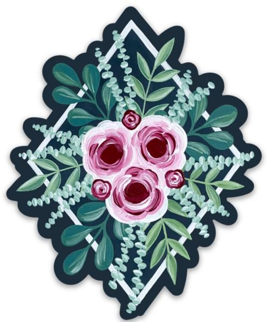 Stickers Elyse Breanne Florals | Waterproof Vinyl Sticker, 3.5X3"