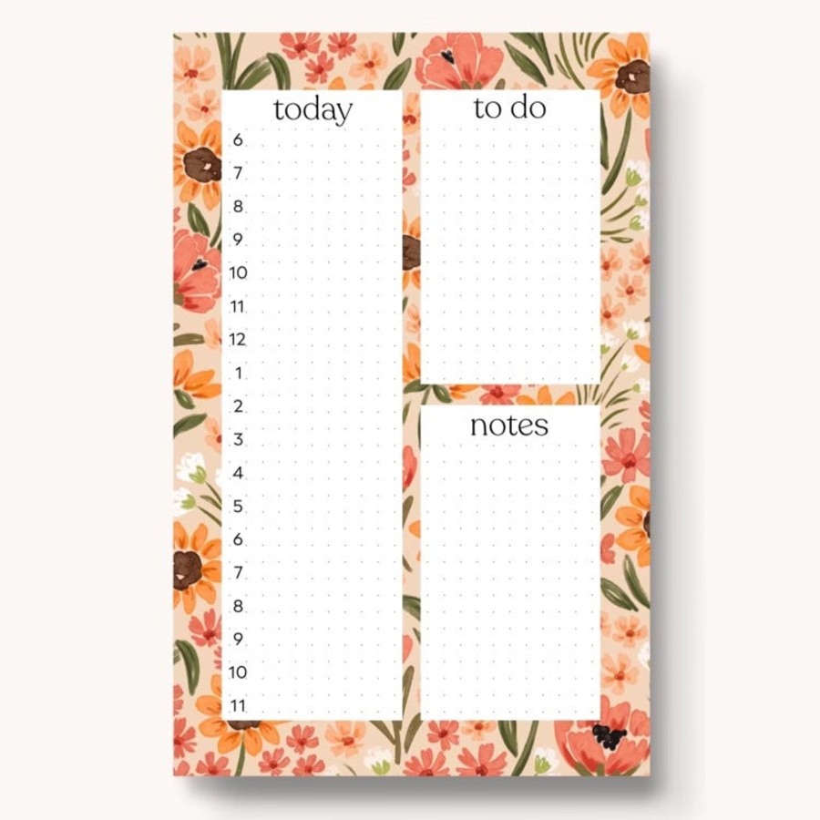 Stationery Elyse Breanne Planners | Hourly Daily Planner Notepad, 8.5X5.5"