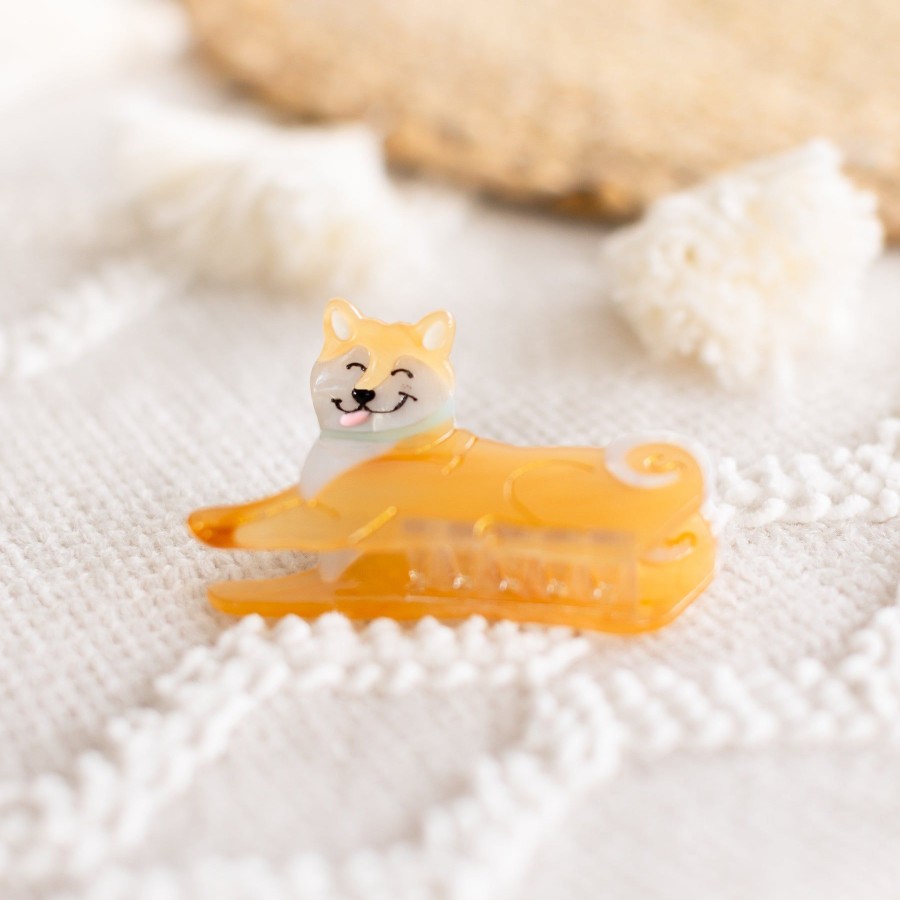 Accessories Elyse Breanne Hair Accessories | Shiba Inu Dog Claw Clip