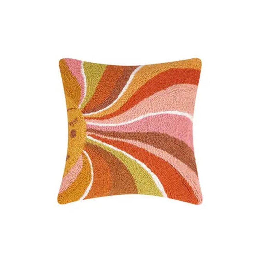 Home And Garden Elyse Breanne | Retro Ochre Sunshine Pillow