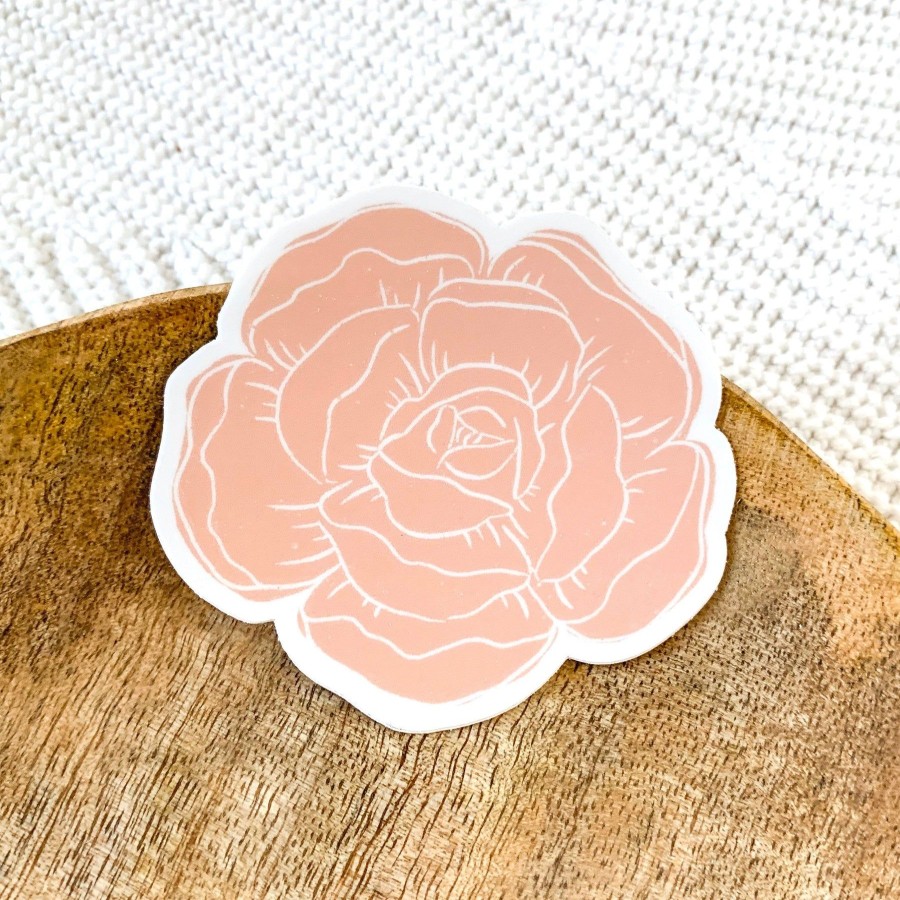 Stickers Elyse Breanne Florals | Waterproof Vinyl Sticker, 3X3"