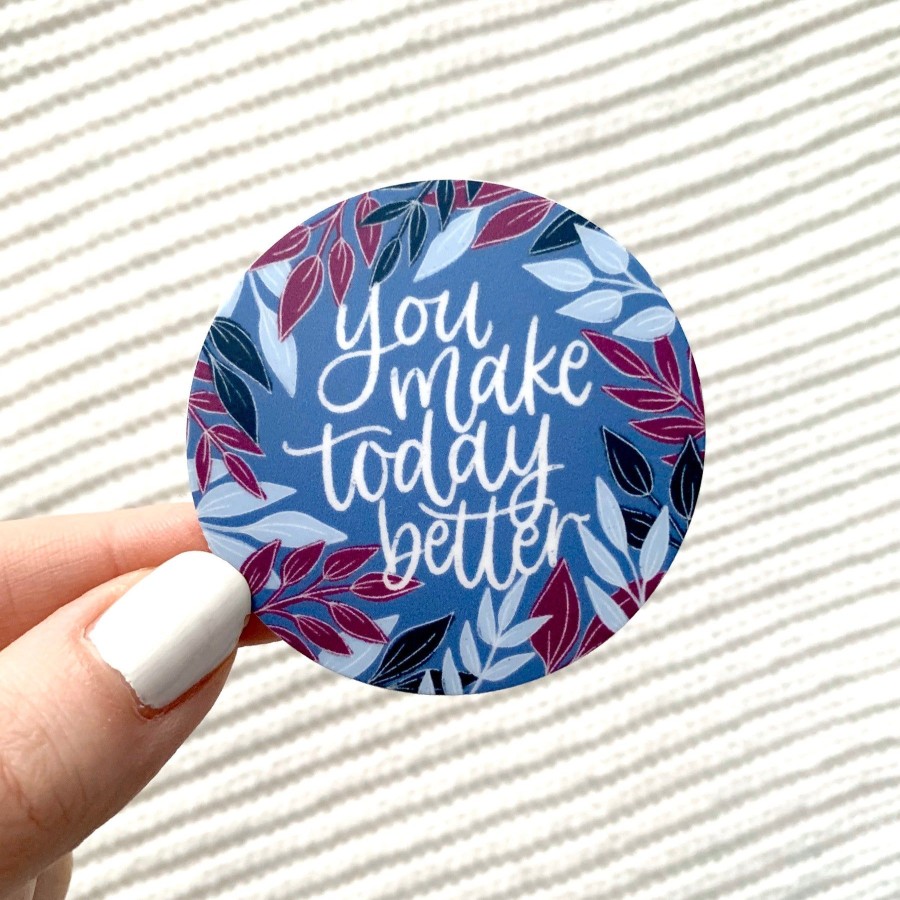 Stickers Elyse Breanne Quotes | Waterproof Vinyl Sticker, 2X2"