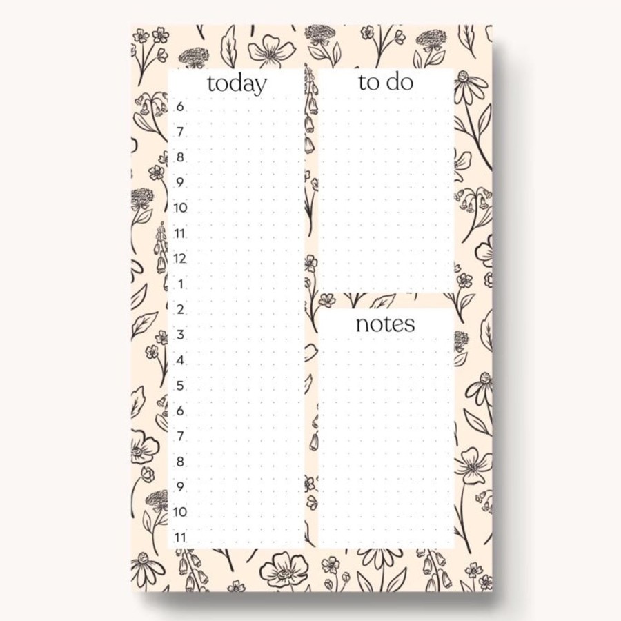 Stationery Elyse Breanne Planners | Hourly Daily Planner Notepad, 8.5X5.5"