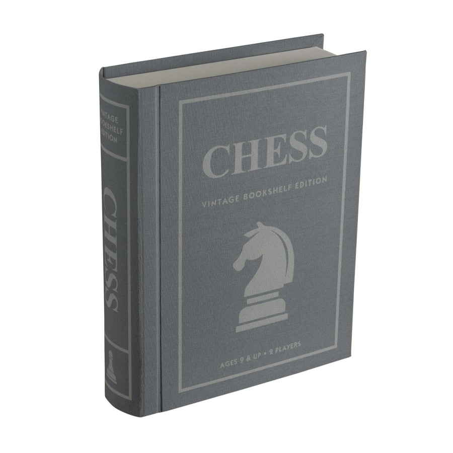 Home And Garden Elyse Breanne | Vintage Bookshelf Game-Chess