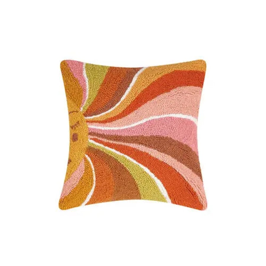 Home & Living Elyse Breanne Home Goods | Retro Ochre Sunshine Pillow