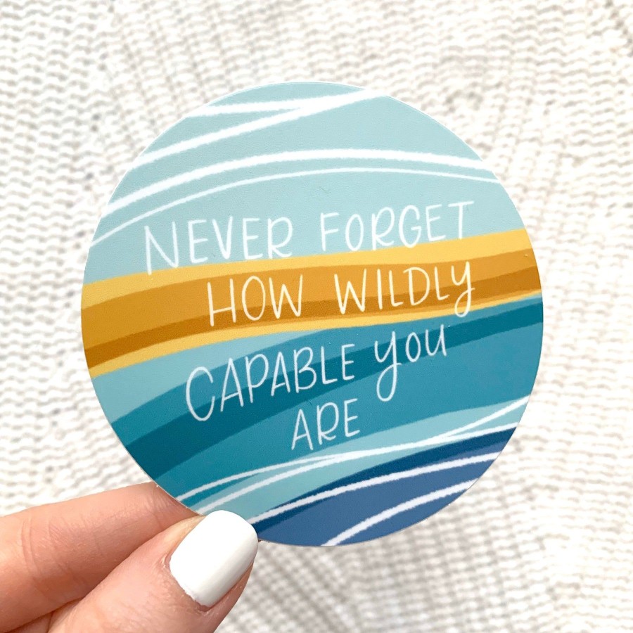 Stickers Elyse Breanne Quotes | Waterproof Vinyl Sticker, 3X3"