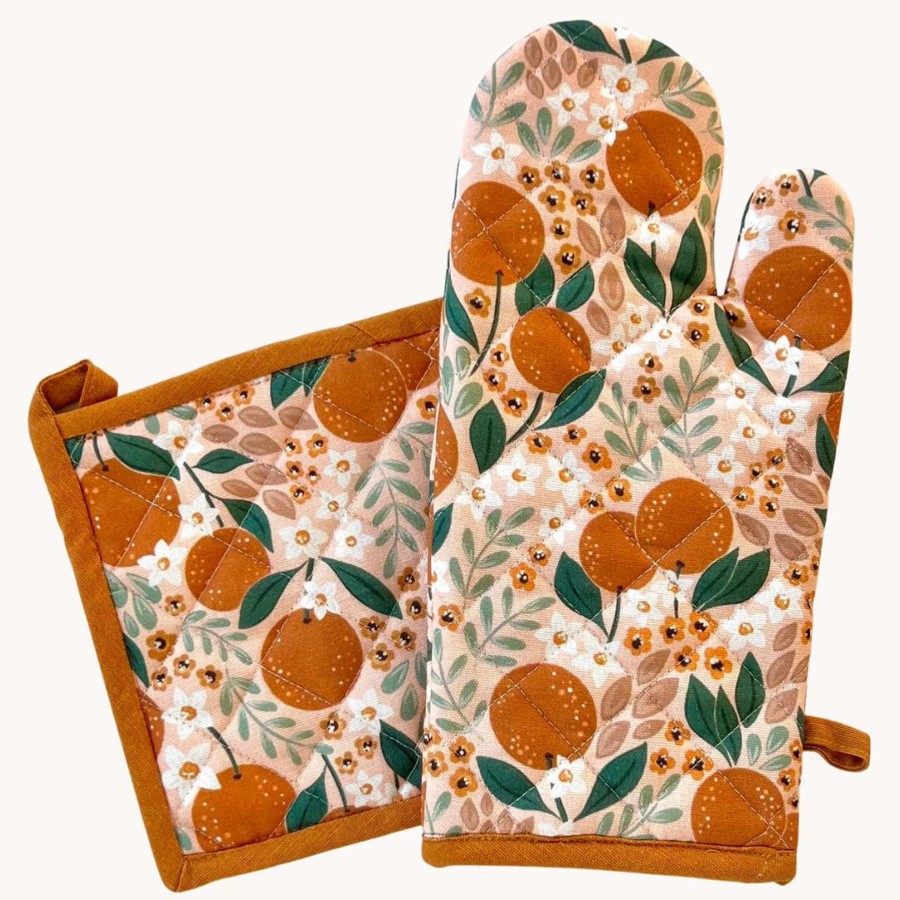 Home & Living Elyse Breanne Kitchen | Oven Mitt + Pot Holder Set