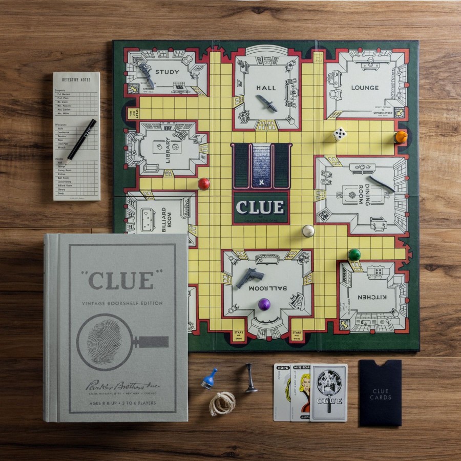 Home And Garden Elyse Breanne | Vintage Bookshelf Game-Clue