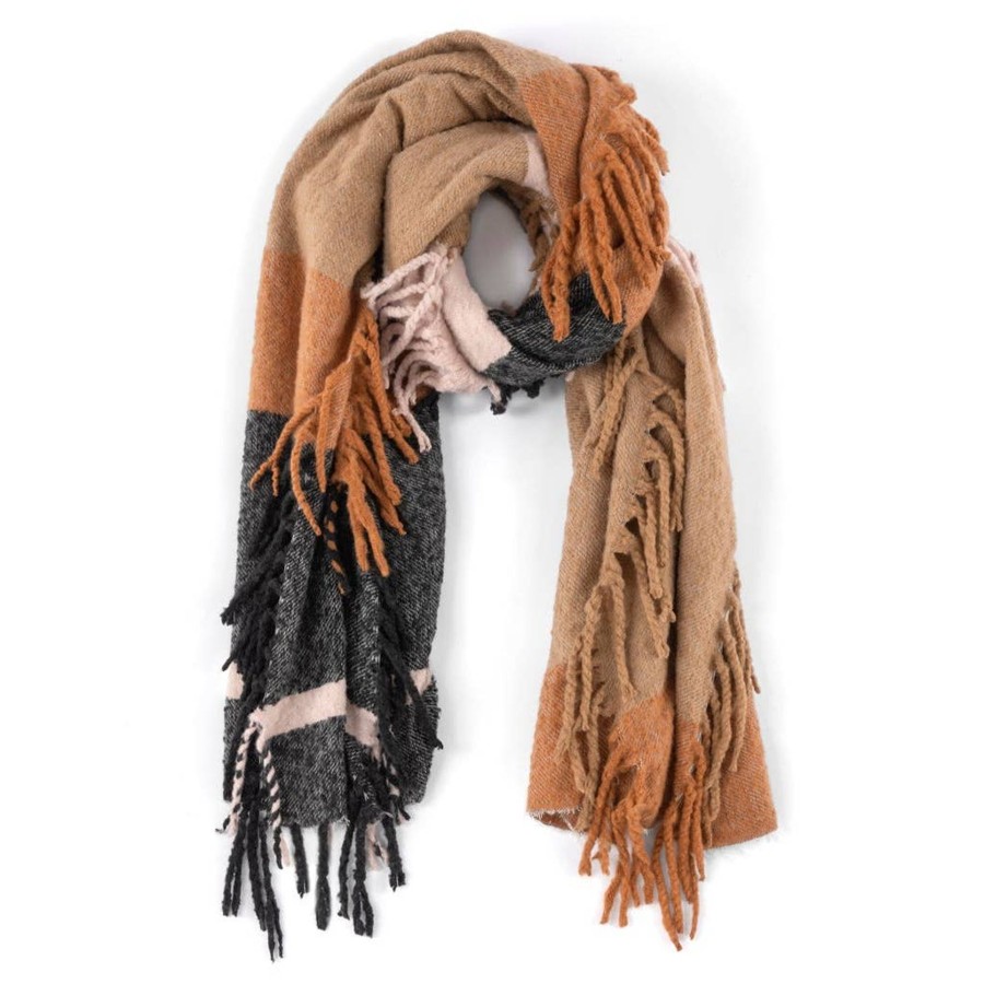 Apparel And Accessories Elyse Breanne | Victoire Tan Scarf