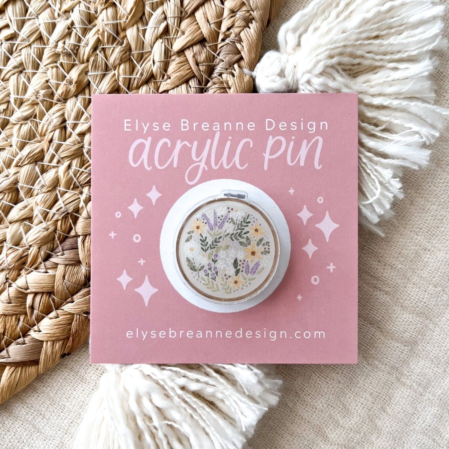 Accessories Elyse Breanne Keychains & Pins | Acrylic Pin, 1X1"