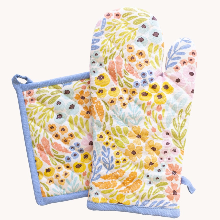 Home & Living Elyse Breanne Kitchen | Oven Mitt + Pot Holder Set