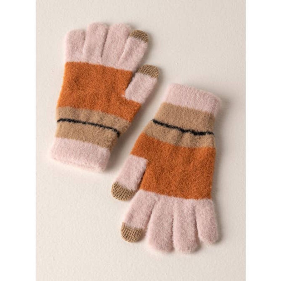 Apparel And Accessories Elyse Breanne | Emerson Pink Touchscreen Gloves